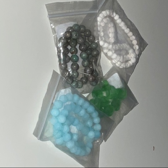 Jewelry Making Beads and Findings Mixed Lot Lava Stone Amazonite Carnelian - Picture 14 of 16